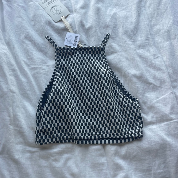 Checkered Halter Top - Picture 2 of 2